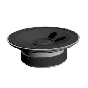 Same Sky (formerly CUI Devices)-GF0501 Altavoces Speakers Ferrite 450Hz 0.5W 87dBA 8Ohm Round Solder Eyelet