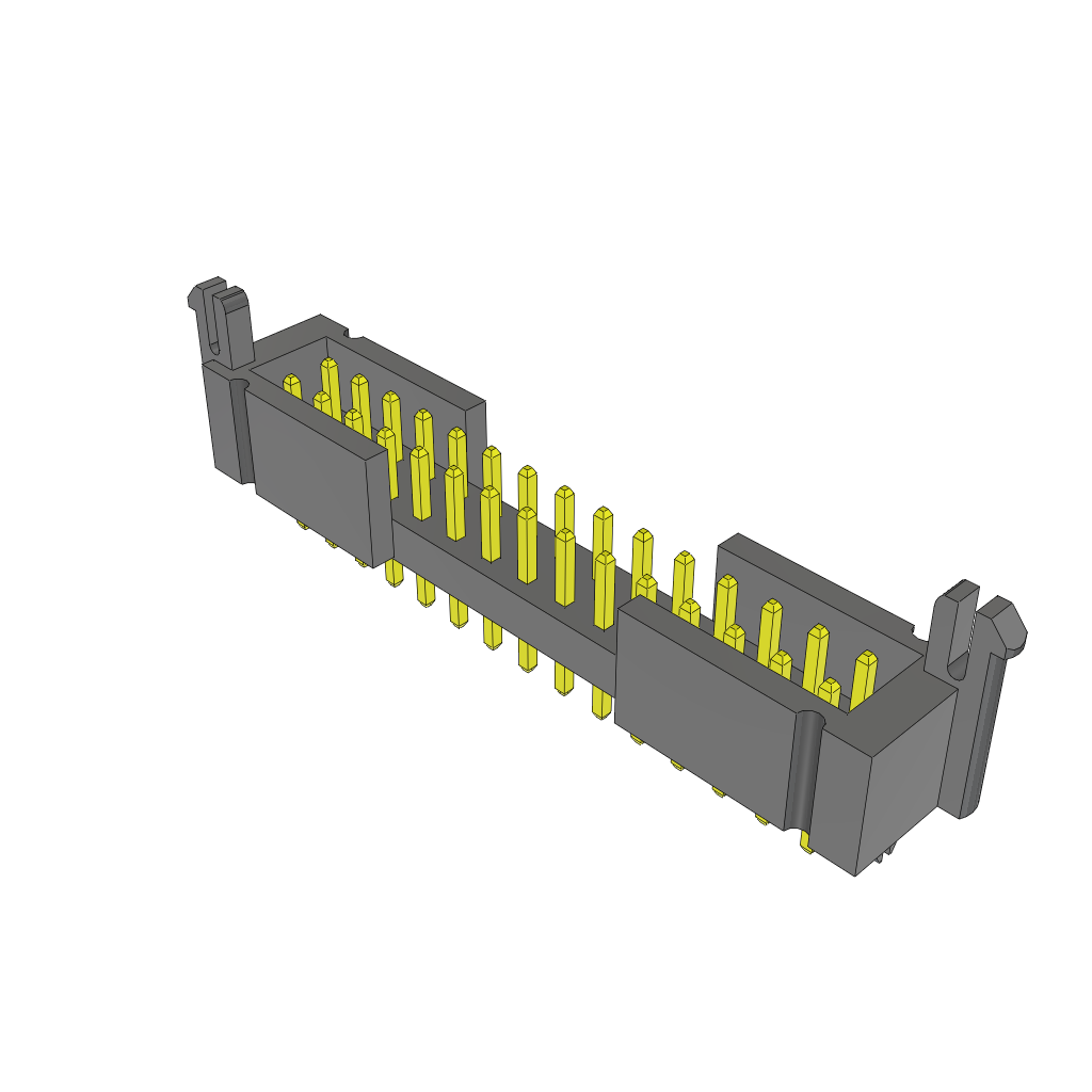 Samtec-TMMH-115-01-G-D-EBC Piastre connettori e prese PCB Conn Shrouded Header HDR 30 POS 2mm Solder ST Top Entry Thru-Hole Bulk