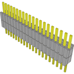 Conn Board Stacker HDR 20 POS 1.27mm Solder ST Thru-Hole Tube