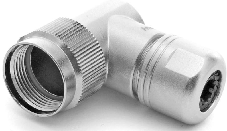 Amphenol-RT0B-14CG-NS2 抽缩起动适配器 Cord Grip 90° 14 Shell Size Nickel Zinc Alloy eco/mate® RM