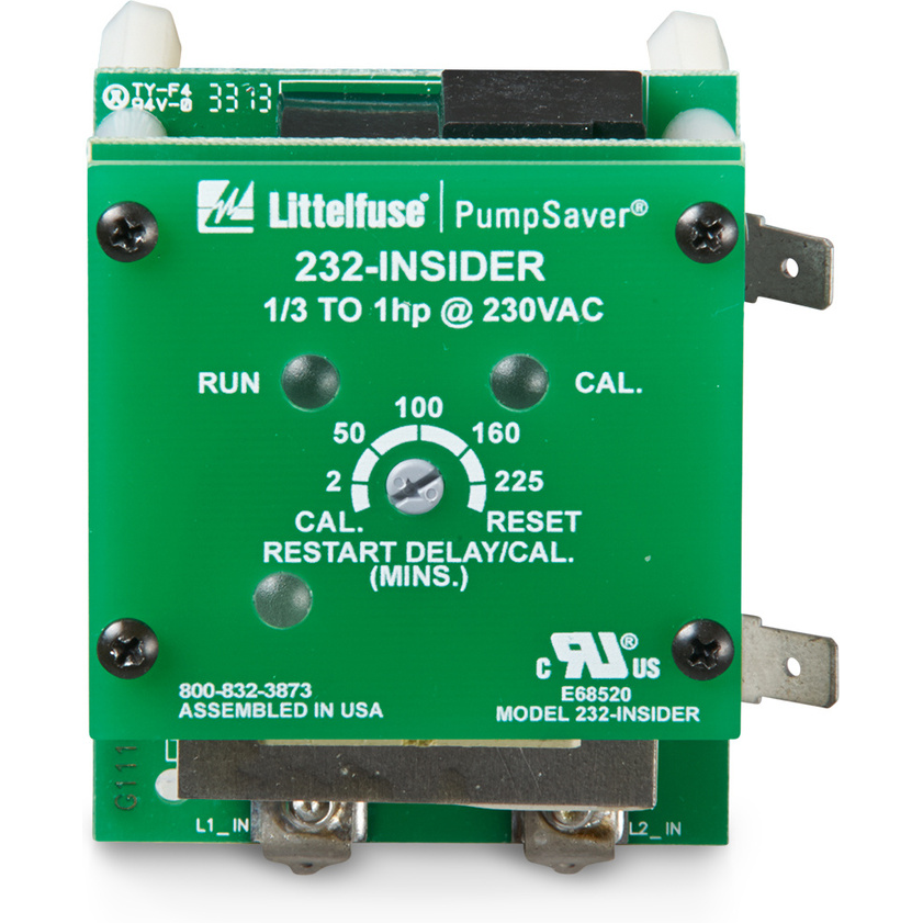 Littelfuse-232-INSIDER 继电器其他 Single-Phase Pump Monitor