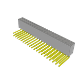 Conn Socket Strip SKT 40 POS 2.54mm Solder RA Side Entry Thru-Hole Tube