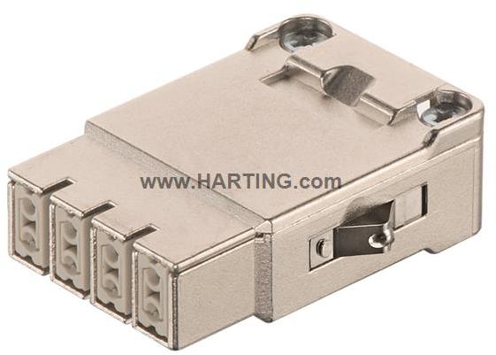HARTING Technology Group-09142083132 Connector Rectangular Han Gigabit HMC insert. F Cat.7 shield-GND