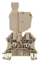 Weidmuller-1763940000 Steckverbinder, Klemmenblöcke Conn DIN Rail Fused 2 POS Screw ST T DIN Rail 6.3A