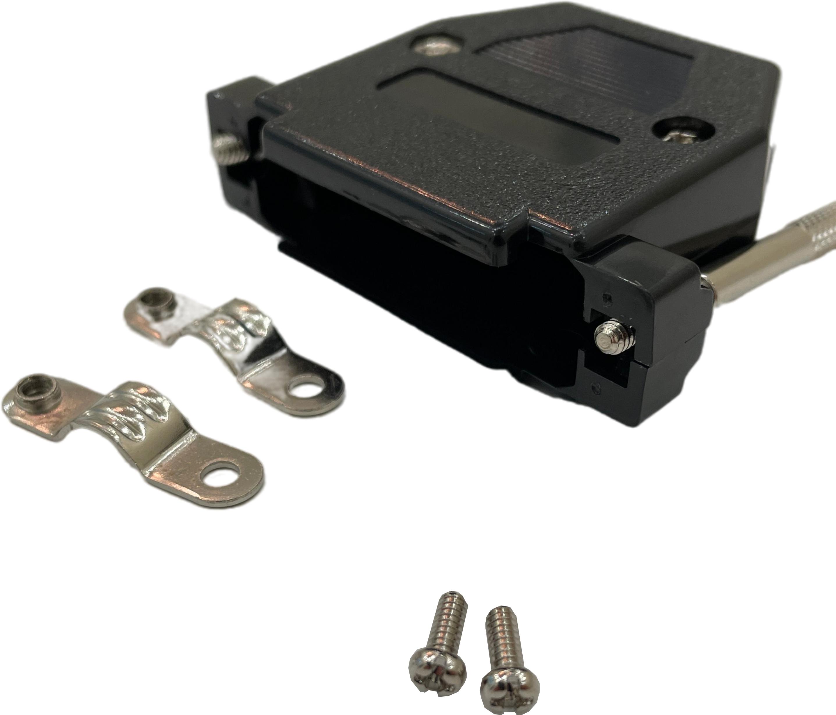 ADAM TECH-DA15-HD-PB-TS Backshells Hood 180° A Shell Size Plastic