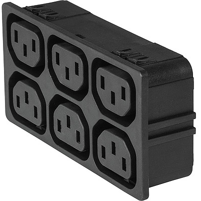 SCHURTER-3-103-835 Unidad de distribución de alimentación PDU Outlet Strip