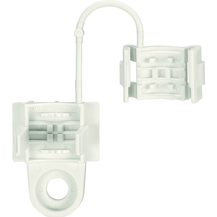 WAGO-294-375 Steckverbinderzubehör Connector Accessories Strain Relief Straight Polycarbonate White Box