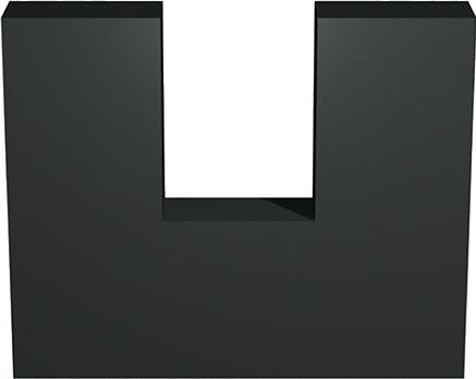 TDK-B67345B1X87 C&oelig;ur ferrite Ferrite Core U Core N87-Material 5700nH -20% to 30%