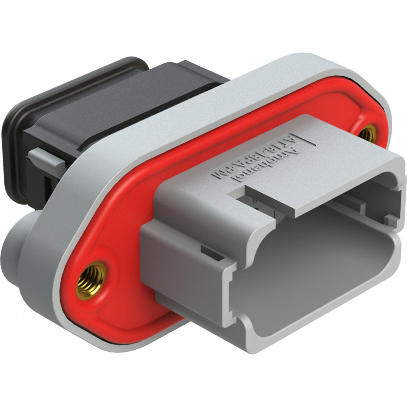 Amphenol-AT16-18PA-PM15 Einzeladersteckverbinder, Gehäuse Conn Housing PL 18 POS Crimp ST Panel Mount Gray