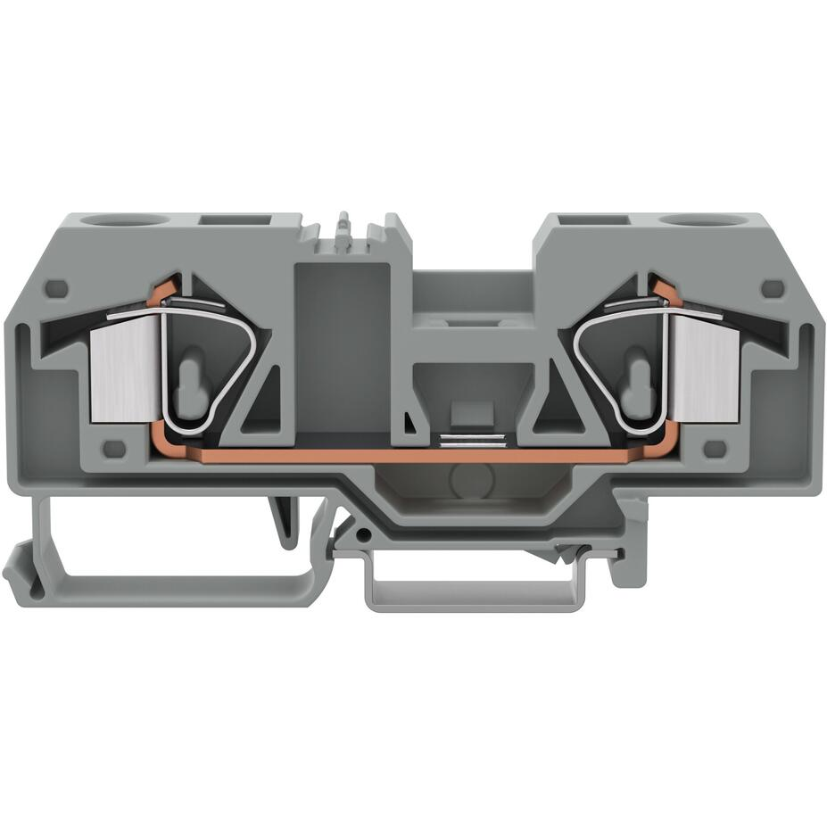 WAGO-283-901 Steckverbinder, Klemmenblöcke Conn Terminal Block 2 POS Push-In Cage Clamp T DIN Rail 76A Box