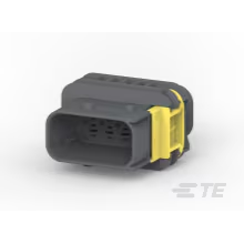 TE Connectivity-1-1564522-1 Einzeladersteckverbinder, Gehäuse Conn Housing PL 8 POS 6mm Crimp ST Cable Mount Black Box