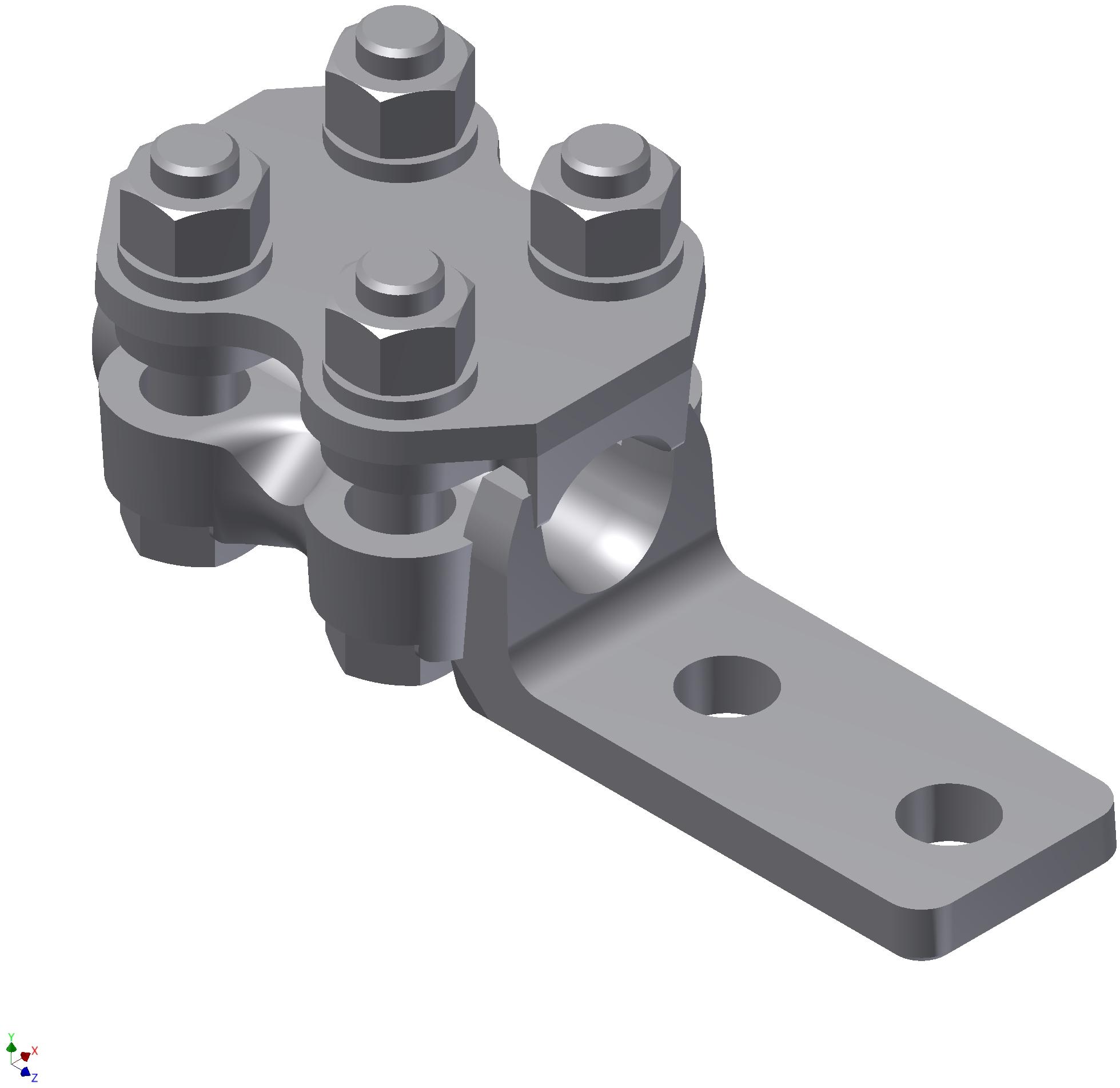 BURNDY-NAR25A2N Connector Terminals SUBSTATION TERMINAL