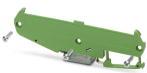 PHOENIX CONTACT-UM108-SEPEF/L null Panel Mounting Base, With Snap-On Foot And Pe Contact, Side Cover, Color Green, Polyamide