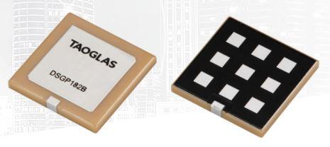 taoglas-DSGP182B Antenne Antenna Patch -5.65dB Gain 1586MHz 10-Pin CSMD Module Automotive AEC-Q200