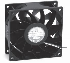 ORION FANS-OD9238-12HBVXC10A Sopladores y ventiladores DC Fan Axial Ball Bearing 12V 8V to 13.8V 125CFM 62dB 92.5 X 92.5 X 38mm High Speed/High Static Pressure
