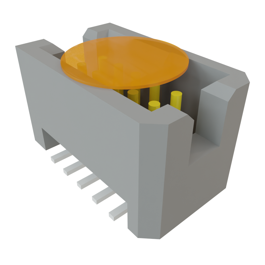 Samtec-TFM-105-02-L-D-K-TR Cabezales del conector y receptáculos PCB Conn Shrouded Header (4 Sides) HDR 10 POS 1.27mm Solder ST Top Entry SMD TIGER EYE™ T/R