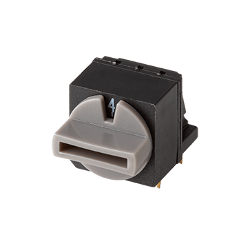 Same Sky (formerly CUI Devices)-RDS6-4S-1011-1-RA-254-D Commutateur DIP Switch DIP N.O./N.C. SP4T 4 Notched 0.15A 42VDC PC Pins 2.54mm Thru-Hole Tube