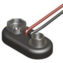 Keystone Electronics-2241 Soportes, clips y contactos para baterías Battery Strap 1 Cells 9V Size Plastic