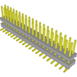 Conn Board Stacker HDR 40 POS 2mm Solder ST Top Entry SMD Tube