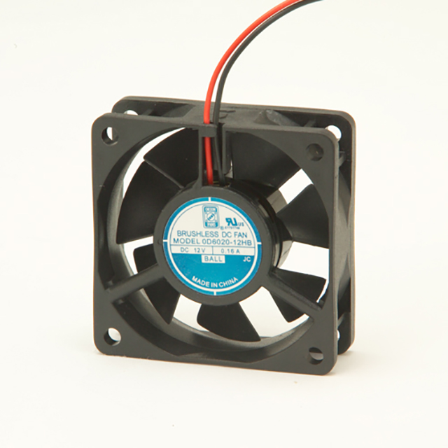 ORION FANS-OD6020-24HB Blowers and Fans DC Fan Axial Ball Bearing 24V 15V to 26.4V 22.8CFM 33.4dB 60 X 60 X 20mm High Speed
