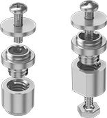 Samtec-JSO-B-14.50-03-L Distanzhülsen Jack Screw Precision Board Stacking Standoff