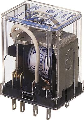 Panasonic-HC2-H-AC24V-F Power Relays Power Relay 24VAC 7A DPDT(27.2x20.8x35.2)mm Socket