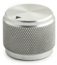 Kilo International-OEDNI-63-1-5 Control Knobs Control Knob, Knurl/Round Clear