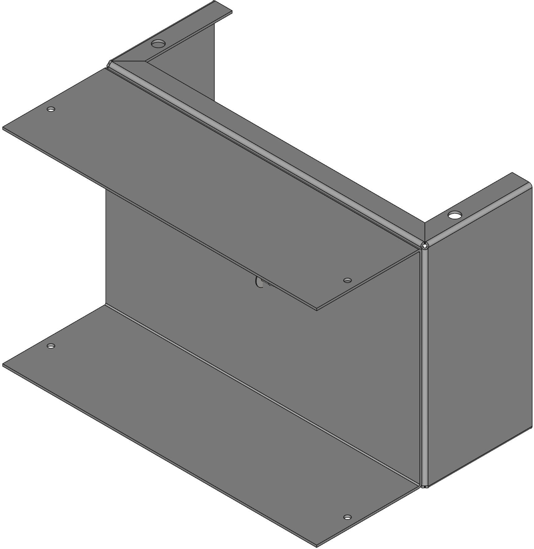 Hammond Manufacturing-1411PPU Kästen, Gehäuse und Gestelle Natural Aluminum Wall Mount Utility Enclosure