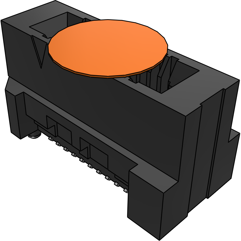 Samtec-HSEC8-110-01-L-DV-A-PE-K-TR 卡边连接器 Conn Card Edge SKT 20 POS 0.8mm Solder ST SMD EDGE RATE™ T/R