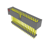 Conn Elevated Shrouded Header HDR 34 POS 2.54mm Solder ST Top Entry Thru-Hole Layer
