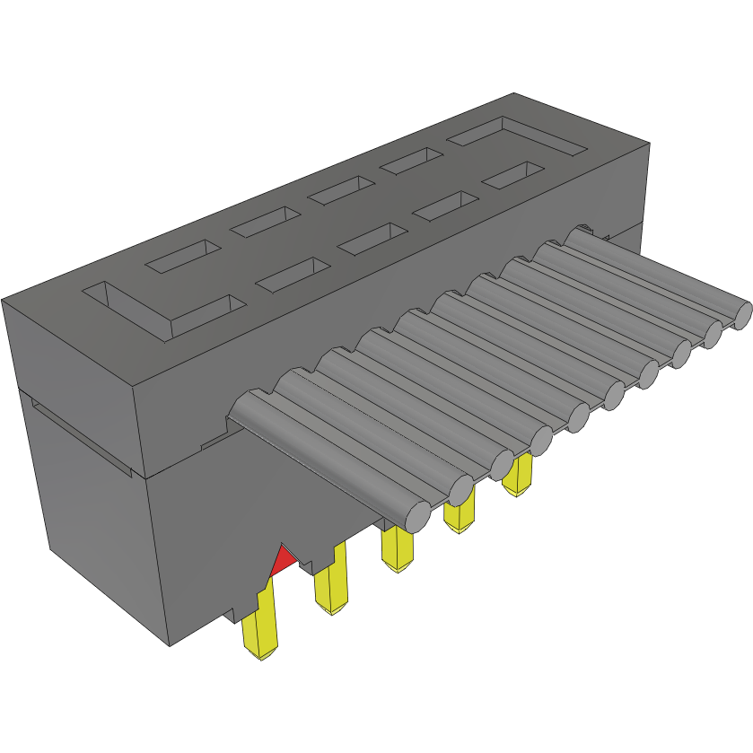 Samtec-HCMD-05-S-24.00-01-S Flachband Kabelbaugruppen IDC Socket And Terminal Cable