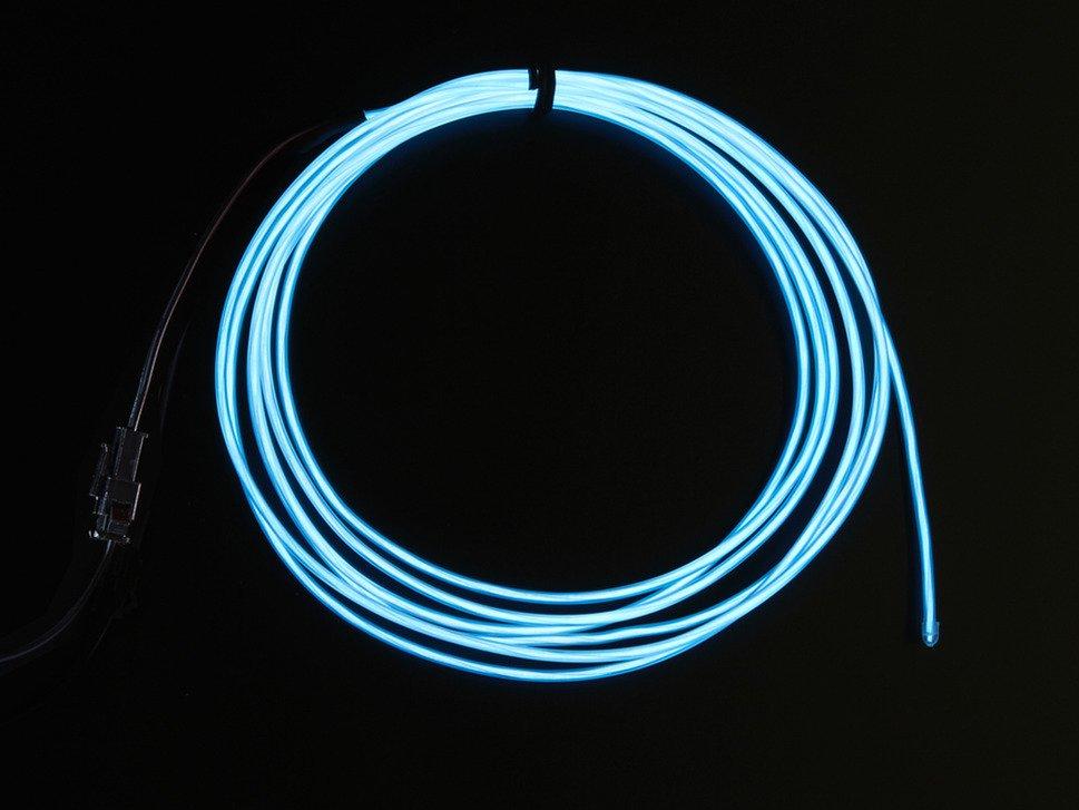 Adafruit Industries-410 Electroluminescent Indicators EL wire - White Electroluminescent