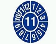 TE Connectivity-QCC614 Beschriftungen Labels Calibration Label Vinyl 12.7x12.7mm