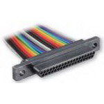 Conn Micro-D SKT 25 POS Crimp ST Panel Mount 25 Terminal 1 Port