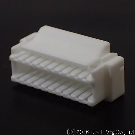 JST Manufacturing-ZPDR-20V-S Einzeladersteckverbinder, Gehäuse Conn Housing RCP 20 POS 1.5mm Crimp ST Cable Mount Natural Bag