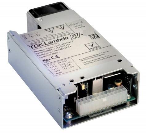 TDK-Lambda Americas-NV1453TTC 交流至直流电源供应器 AC/DC Power Supply Quad-OUT 5V/3.3V/12V/-12V 25A/15A/5A/1A 200W