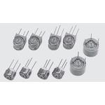 NIDEC Copal Electronics-RJ-6W 10KOHM(103) Widerstandstrimmern, Potenziometern und Regelwiderstande RES TRIMMER 10KOHM 10% 1/2W 1TURN THRU-HOLE T/R