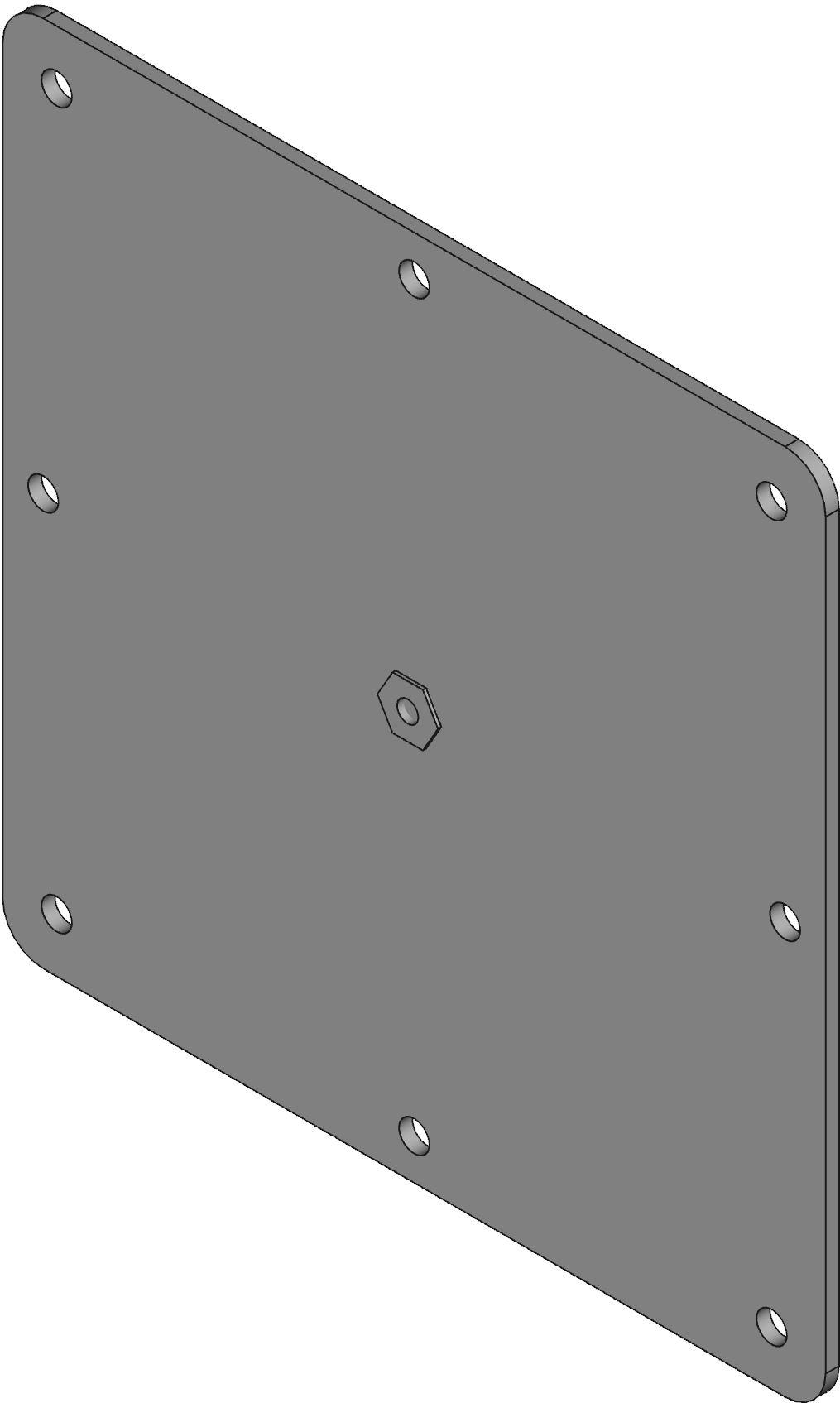 Hammond Manufacturing-1487DH 电缆配件 Cable Accessories Solid Wall Square Steel Gray