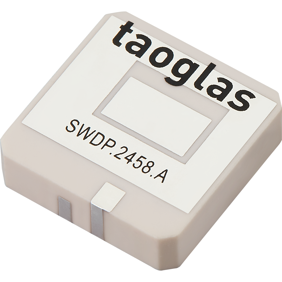taoglas-SWDP.2458.15.4.A.02 天线  Antenna Patch -3.70dBi Gain 2500MHz/550MHz/5850MHz 9-Pin SMD T/R