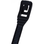 NTE Electronics-04-14120LP0 Kabelbinder Cable Ties, Cobra Low Profile Nylon Black 103.18mm Bag