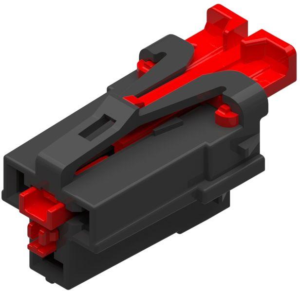 Delphi-33386302 Einzeladersteckverbinder, Gehäuse ASM CONN 3 F APEX 2.8 GRA