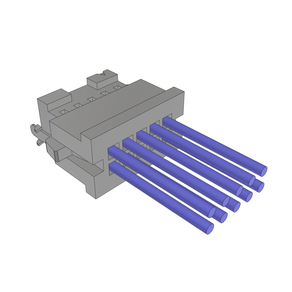 Samtec-S2SDT-05-24-L-10.00-SR Assemblaggio cavo Altro Cable Assembly Discrete Wire 0.254m 24AWG Socket Strip 10 POS SKT Crimp TIGER EYE™ Layer
