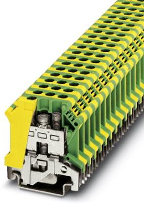 PHOENIX CONTACT-0442011 Steckverbinder, Klemmenblöcke Conn Ground Modular Terminal Block F 2 POS Screw ST G DIN Rail/T DIN Rail