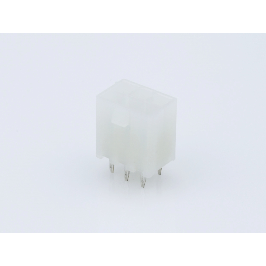 Molex-0039281063 Steckverbinderleisten und Leiterplattenbuchsen Conn Wire to Board HDR 6 POS 4.2mm Solder ST Top Entry Thru-Hole Mini-Fit Jr Bag