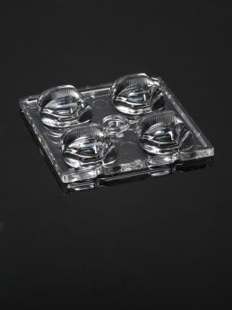 LEDIL OY-C13805_STRADA-2X2-T4 Optische Linsen Square Optical Lens Clear PMMA Screw/Pin Box