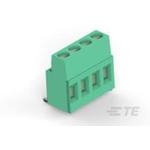 TE Connectivity-282862-4 Steckverbinder, Klemmenblöcke Conn Eurostyle Block HDR 4 POS 5mm Solder RA Thru-Hole 24A/Contact Box/Carton