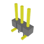 Conn Unshrouded Header HDR 3 POS 2.54mm Solder ST Top Entry SMD T/R