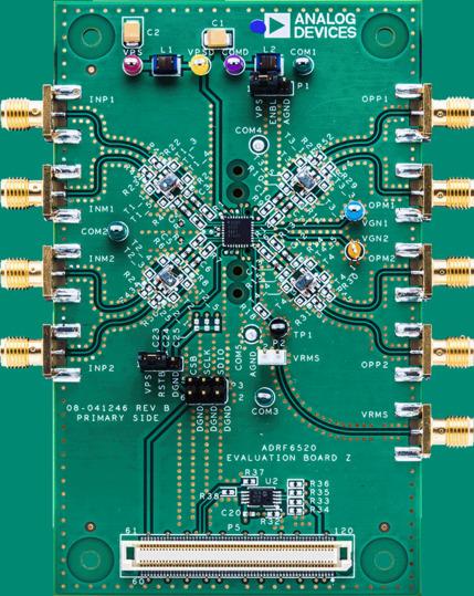 Analog Devices-ADRF6520-EVALZ 射频/无线开发板和套件 ADRF6520 Amplifier Evaluation Board