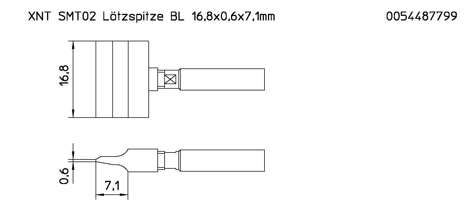 Weller Tools-T0054487799 Tools Other Soldering Tip BL