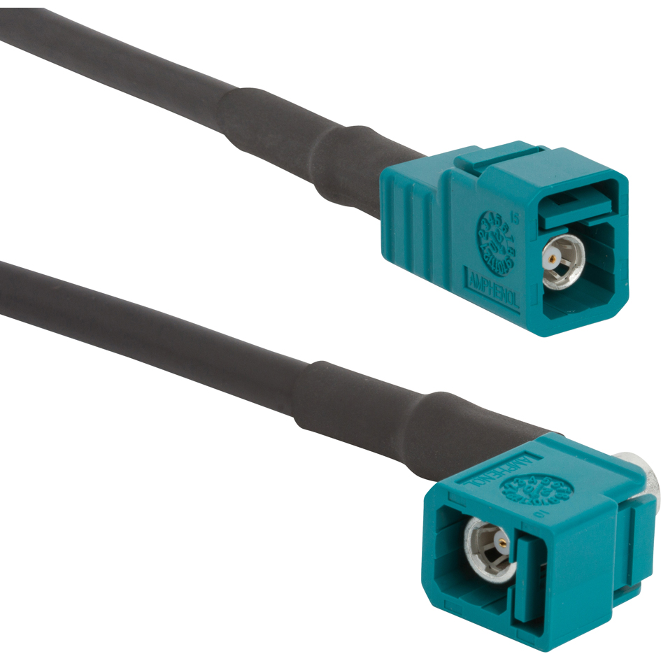 Amphenol RF-095FJZFJZAGM500 Cable Assembly Coaxial Cable Assembly Coaxial 5m FAKRA to FAKRA F-F